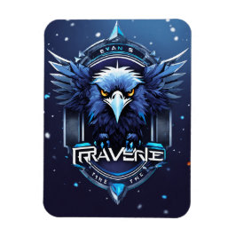 Imán Elegant Eagle Logo Save the Date Card | Modern Min