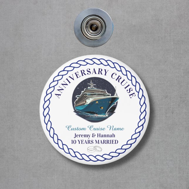 Imán Elegant Personalized Anniversary Cruise Cabin Door (Elegant Personalized Anniversary Cruise Cabin Door Magnet
)