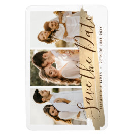 Imán Elegant Photo Save The Date Magnet Invitation