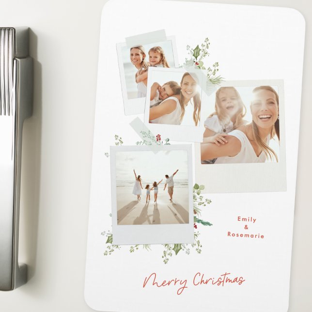 Imán Elegante álbum de fotos botánicas de Navidades fes (Subido por el creador)