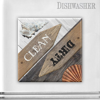 Imán Elegante Beach House Dishlavavajillas Magnet