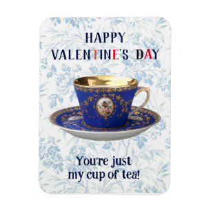 Imán Elegante Bonito vintage de té solo mi copa de té