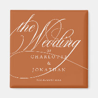 Elegante caligrafía Favoritos bohemios de boda