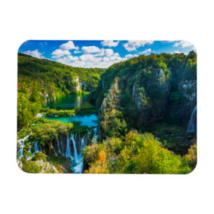 Imán Elegante cascada escénica, Croacia