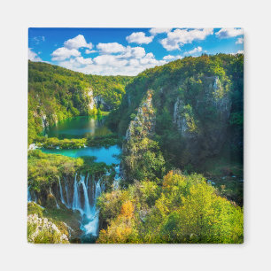 Imán Elegante cascada escénica, Croacia