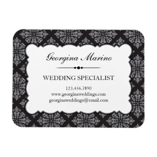 Imán Elegante Damask Profesional Business