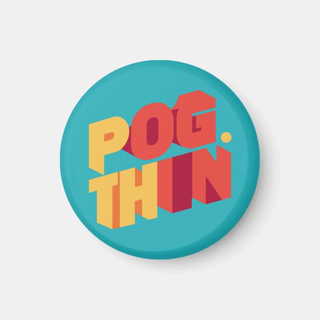 Imán Elegante diseño en forma de Shamrock para St. Patr (Frente)