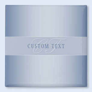 Imán Elegante escritura de monograma editable con letra