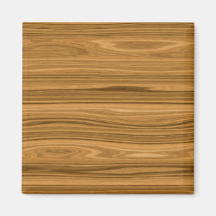 Imán Elegante Estilo de grano de madera