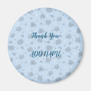 Imán Elegante Floral Moderno Vintage de Moda