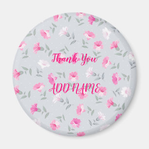 Imán Elegante Floral Moderno Vintage de Moda