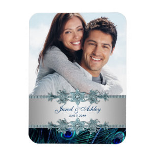 Imán Elegante Foto De Peacock Salve Los Magneados De Fe