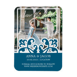 Imán Elegante foto francesa salva la invitación a la ci