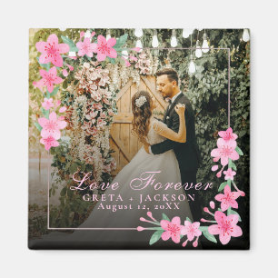 Imán Elegante foto romántica feliz Día de San Valentín
