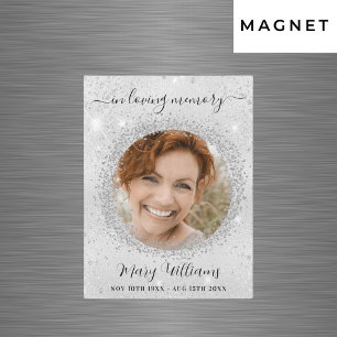 Imán elegante fotográfico sobre los destellos de p