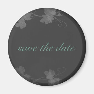 Imán Elegante Guardar la vena azul y negro y blanco