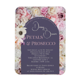 Imán Elegante Lilac Floral Arco Verano Ducha Nodal