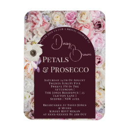 Imán Elegante Mahogany Floral Arco Verano Ducha Nodal