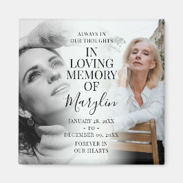 Imán Elegante monumento antes y después de la foto Keep