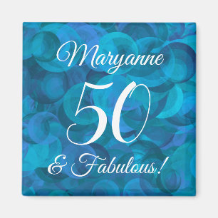 Imán Elegante Ocean Blue 50 y fabulosa fiesta de cumple