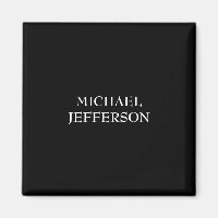 Elegante Personalizado personalizado blanco negro