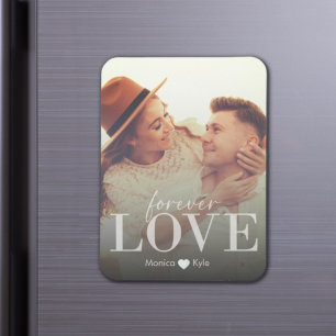 Imán Elegante Personalizado romántico para el amor