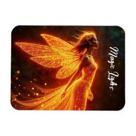 Imán Elegante pixie forestal linda princesa luminosa de