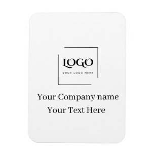 Imán Elegante plantilla personalizada de tu logotipo