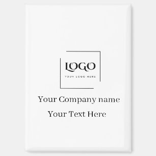 Imán Elegante plantilla personalizada de tu logotipo