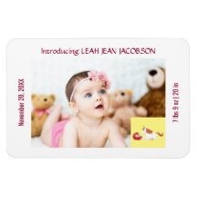 Elegante Recién nacido elegante anuncio de nacimie