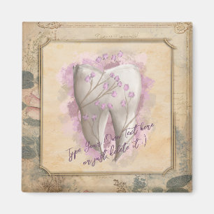 Imán Elegante regalo odontológico antiguo de moda
