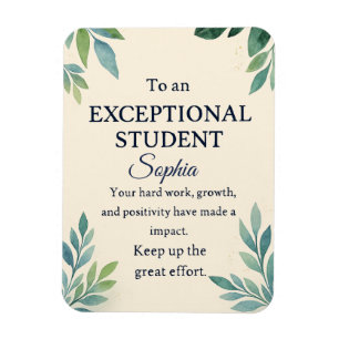 Imán Elegante tarjeta de felicitaciones para un St exce