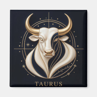 Imán ♉ Elegante Tauro Zodiaco Toro Dorado Astrología ✨