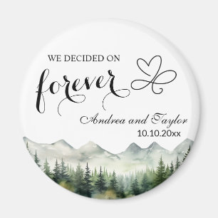 Imán Elegimos Favor de boda Forever Elegant