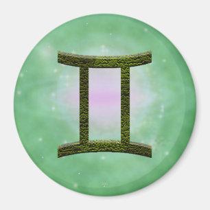 Imán Elegir color Gemini Rótulo Astrológico Zodiaco