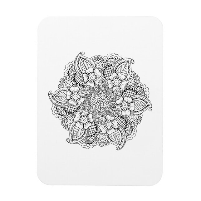 Imán Elemento de redondeo inspirado (Vertical)