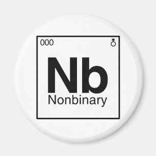 Imán Elemento NB - Tabla periódica no binaria