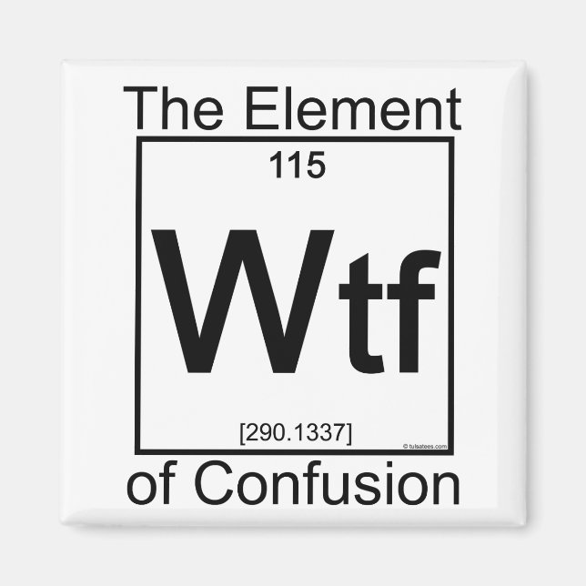 Imán Elemento WTF (Frente)