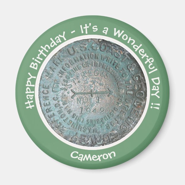 Imán Elementos Fiestas de referencia de la montaña de S (Frente)