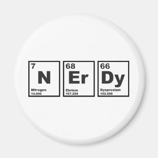 Imán Elementos Nerdy