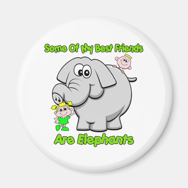 Imán Elephant Best Friends (Frente)