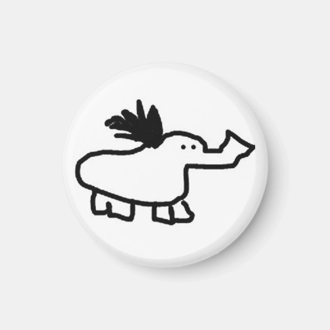 Imán Elephant Duck Magnet (Frente)