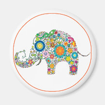 Elephant Floral Art