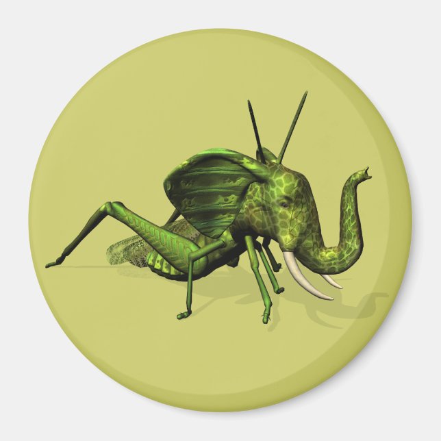 Imán Elephant Grasshopper Crossbret (Frente)