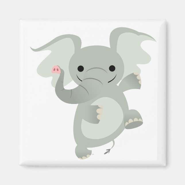Imán Elephant Magnet, Personalizado bailarina (Frente)