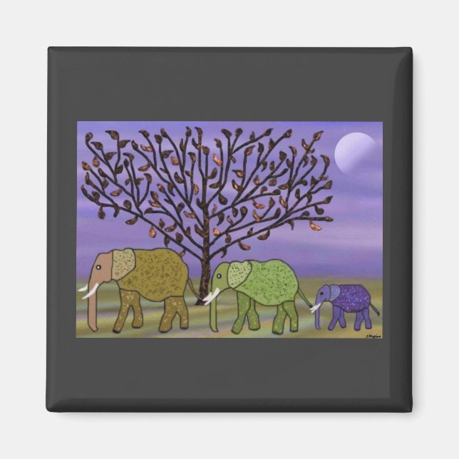 Imán Elephant Moon (Frente)