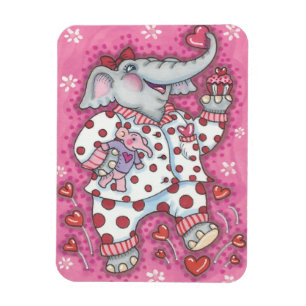 Imán Elephant SCariño PINK VALENTINE MAGNET