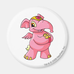 Imán Elephante Pink