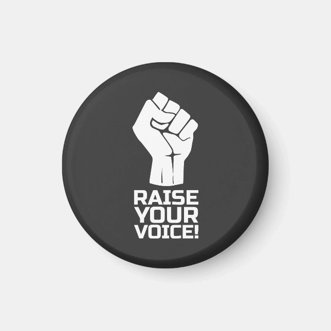 Imán Eleva tu voz 5 w (Frente)