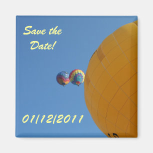 Imán ¡Elevación amarilla del globo!